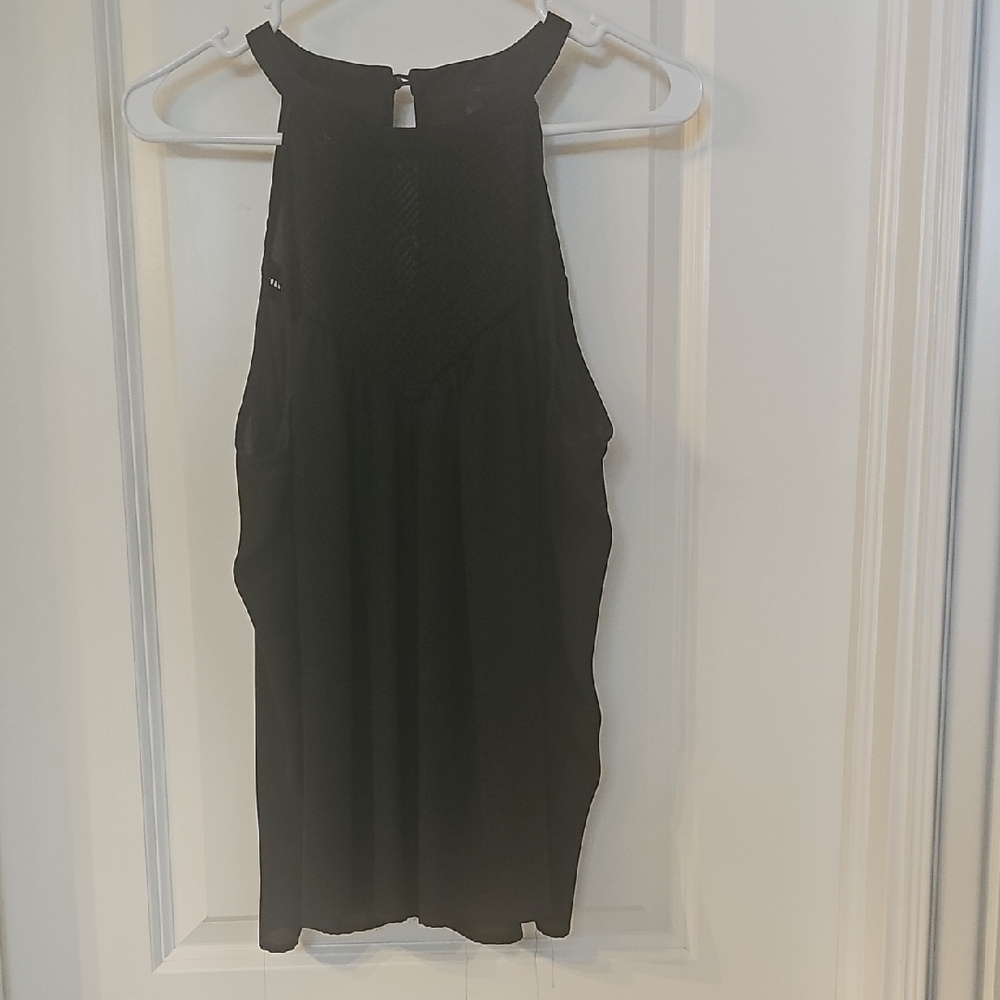 Fun 2 Fun Black Sleeveless Tank Top